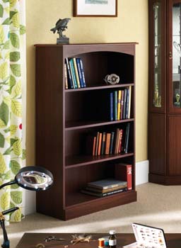 Furniture123 Byrne Bookcase in Mahogany