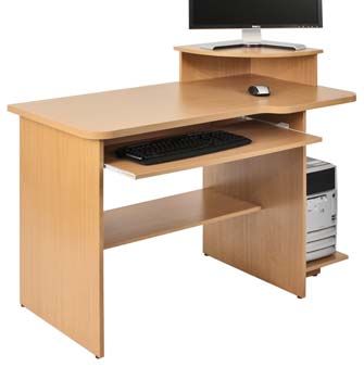 Furniture123 Calabria Computer Desk - FREE NEXT DAY DELIVERY