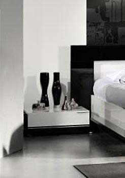 Furniture123 Calin Bedside Chest with Left Side Handle in