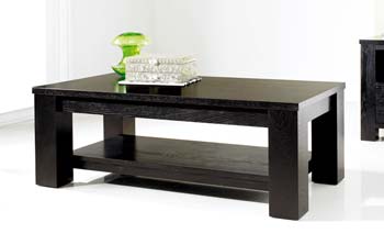 Furniture123 Calla Black Coffee Table - FREE NEXT DAY DELIVERY