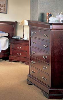 Furniture123 Canada Cherry 6 Drawer Chest