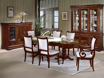 Furniture123 Canada Cherry Extending Dining Set