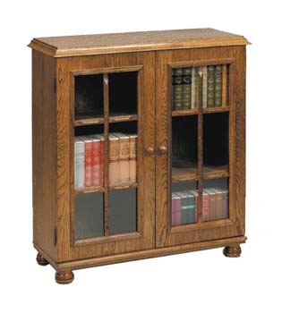 Canterbury Bookcase with Glass Doors