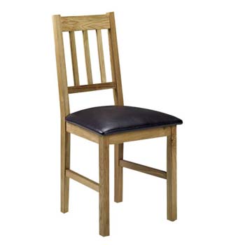 Furniture123 Cara Oak Dining Chair (pair)