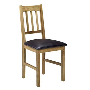 Furniture123 Cara Oak Dining Chair (pair)