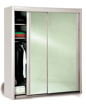 Furniture123 Carla Wide Double Wardrobe in White