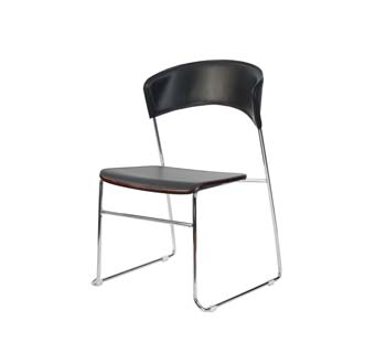 Furniture123 Cassius Dining Chair in Black (set of 4) - FREE