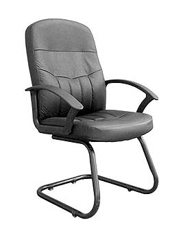 Furniture123 Cavalier 100 Leather Faced Managers Chair