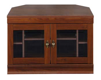 Caxton Furniture Lincoln Corner TV Unit in Cherry