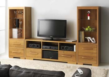 Furniture123 Caxton Furniture Strand TV Unit and 2 Tower