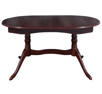 Furniture123 Caxton Furniture York Oval Extending Dining Table