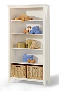 Furniture123 Cello White Bookcase