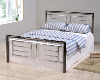 Furniture123 Chad Metal Bedstead - FREE NEXT DAY DELIVERY