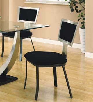 Furniture123 Chalta Black Dining Chairs (pair)
