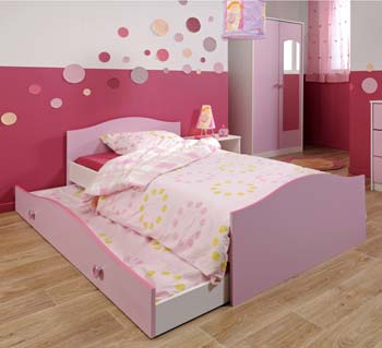 Furniture123 Charli Kids Trundle Guest Bed