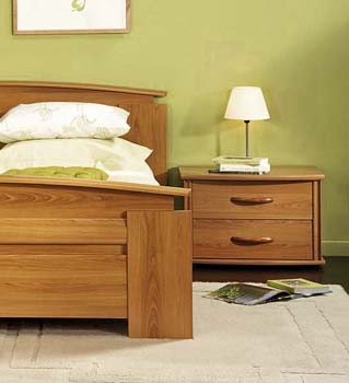 Furniture123 Cherie 2 Drawer Bedside Cabinet