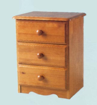 Furniture123 Chevron Bedside Chest