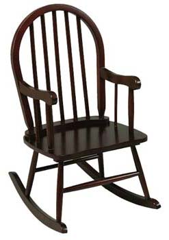 Furniture123 Childs Mahogany Rocking Chair