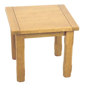 Furniture123 Chunky Natural End Table