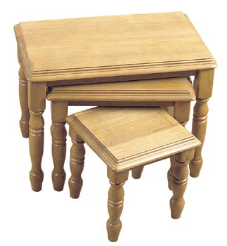 Furniture123 Chunky Natural Nest of Tables