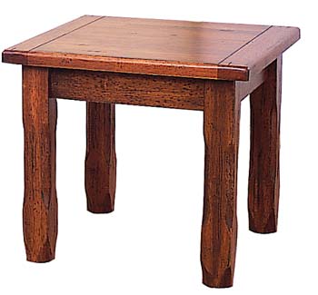 Furniture123 Chunky Rustic End Table