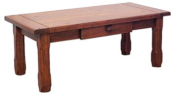 Furniture123 Chunky Rustic Small Coffee Table