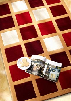 Furniture123 City Rojo Hot Nights Rug