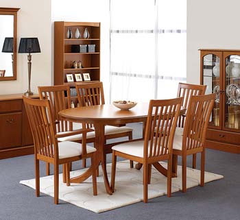 Furniture123 Clarence Oval Extending Dining Set