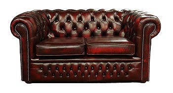 Furniture123 Clarendon Leather 2 Seater Sofa