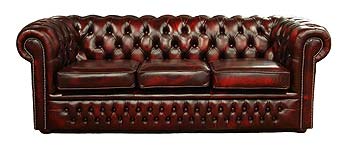 Clarendon Leather 3 Seater Sofa