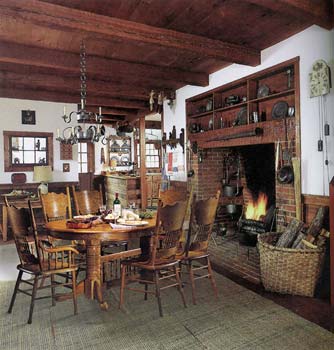 Furniture123 Colonial Oak Oval Dining Set with Carved Back