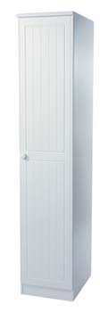 Furniture123 Cornwall White 1 Door Wardrobe