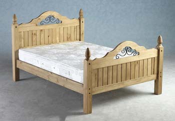 Furniture123 Corona Scroll Bed