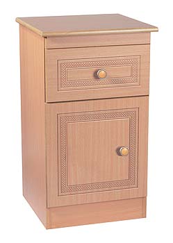 Corrib Beech 1 Door Bedside Table