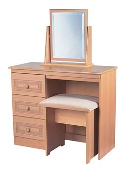 Corrib Beech 3 Drawer Dressing Table