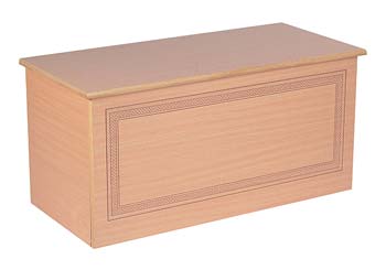 Furniture123 Corrib Beech Blanket Box