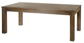 Furniture123 Cosmos Grey Tinted Solid Teak Dining Table