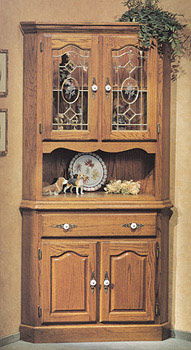 Furniture123 Country Collection Corner Cabinet (022)