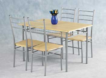 Furniture123 Crosby Rectangular Dining Set - WHILE STOCKS LAST!