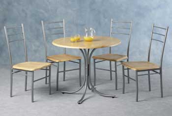 Furniture123 Crosby Round Dining Set - WHILE STOCKS LAST!