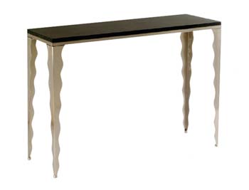 Dalton Black Glass Console Table - WHILE STOCKS