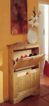 Furniture123 Danish 2 Drawer Shoe Cabinet