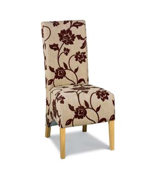 Furniture123 Danzer Fabric Dining Chairs (pair) - FREE NEXT