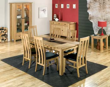 Furniture123 Danzer Rectangular Extending Dining Set with