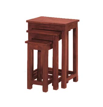 Furniture123 Delhi Indian Tall Nest of Tables