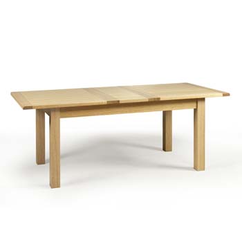 Furniture123 Denver Oak Rectangular Extending Dining Table