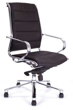 Furniture123 Designer Chrome 8002 Office Chair