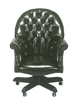 Furniture123 Director Leather Swivel Chair