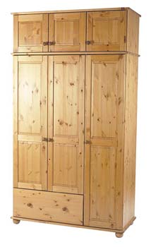Furniture123 Dorset 3 Door Combination Wardrobe