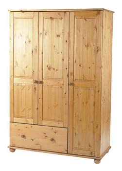 Furniture123 Dorset 3 Door Wardrobe with Drawer